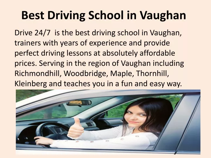 best driving school in vaughan