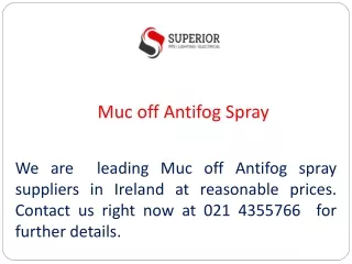 Muc off Antifog Spray