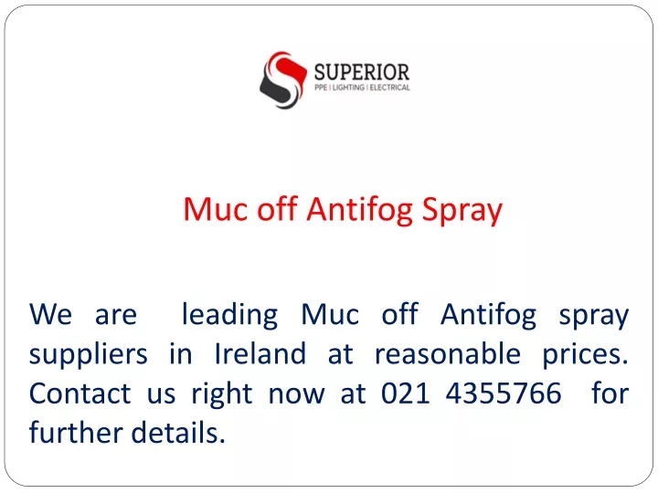 we are leading muc off antifog spray suppliers