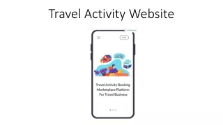 travel activity website