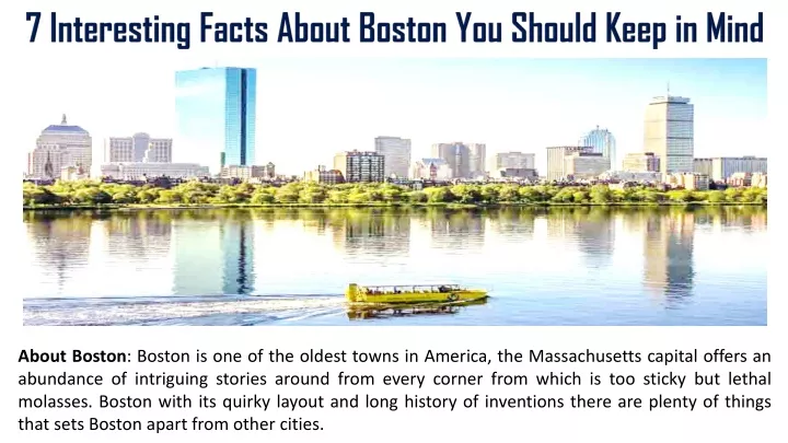 7 interesting facts about boston you should keep