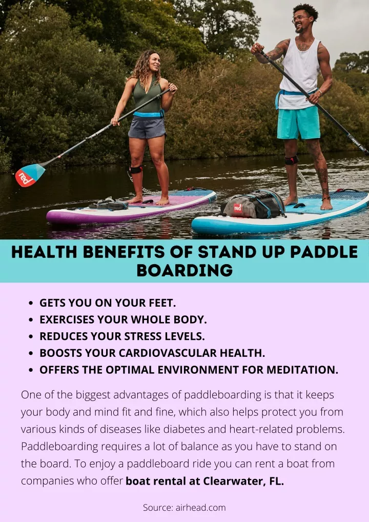 health benefits of stand up paddle boarding