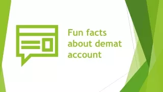 5 Fun Facts About Demat Account