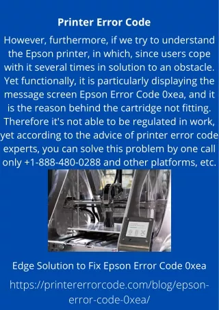printer error code