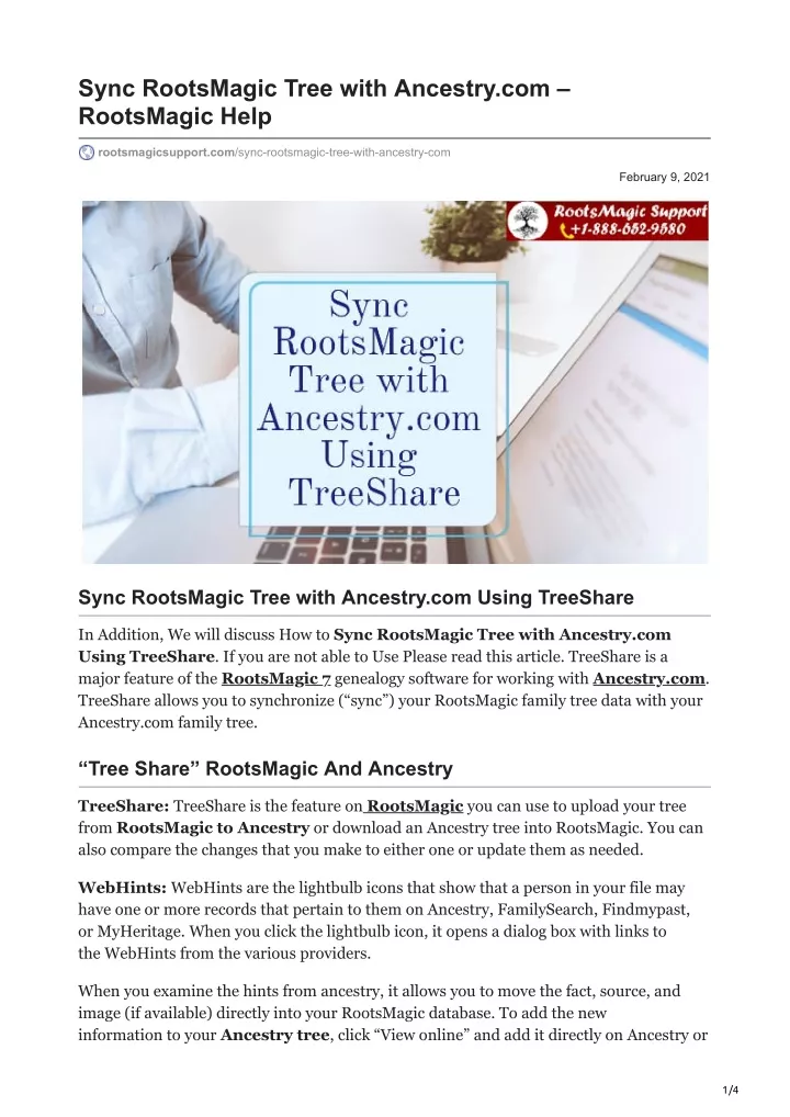 sync rootsmagic tree with ancestry com rootsmagic