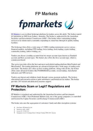 fp markets