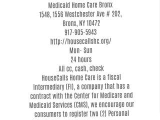 Medicaid Home Care Bronx