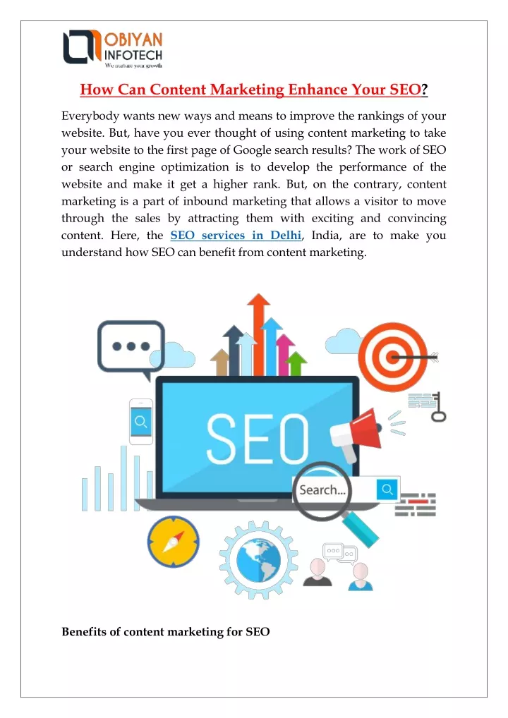 how can content marketing enhance your seo