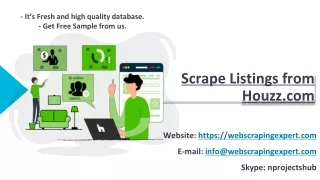 scrape listings from houzz com