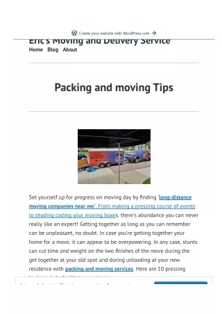 Packing and moving tips