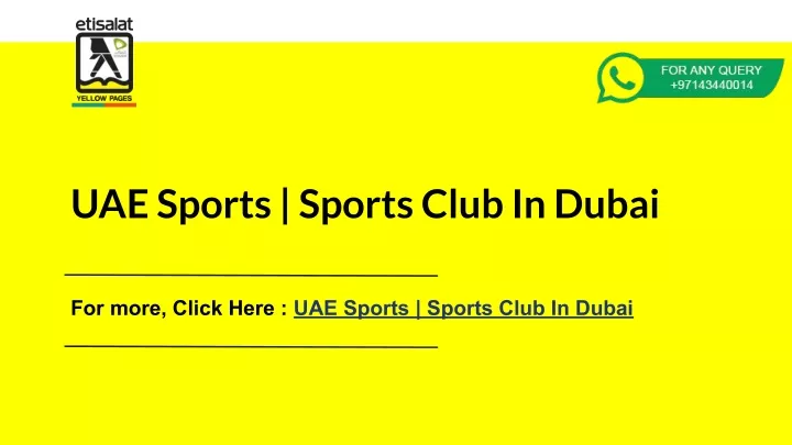 uae sports sports club in dubai