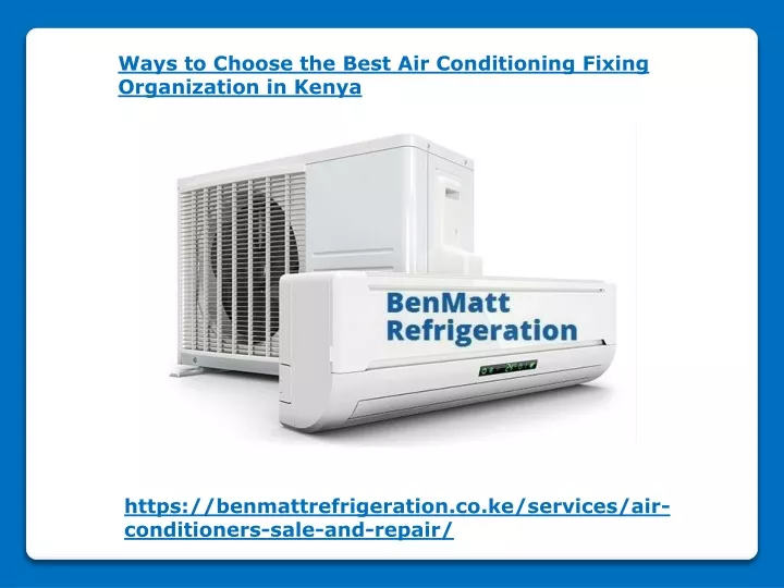 ways to choose the best air conditioning fixing