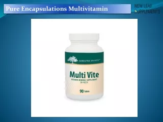 Pure Encapsulations Multivitamin
