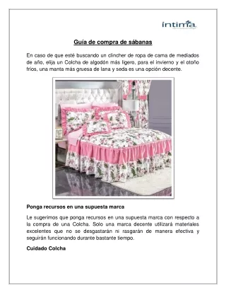 gu a de compra de s banas