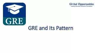 gre and its pattern