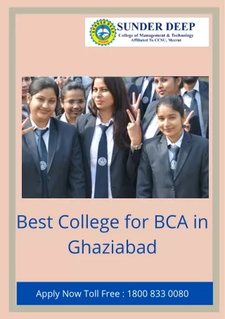 best college for bca in ghaziabad