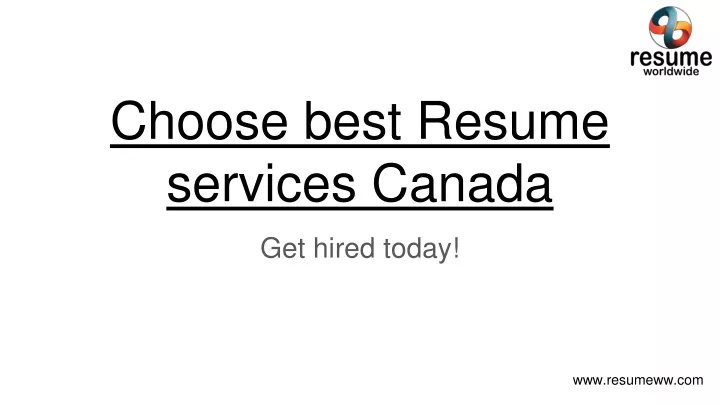 best resume services canada