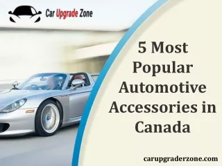 Popular Automotive Accessories in Canada