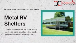 Metal RV Shelters -Excellent Structures To Protect Your Vehicle