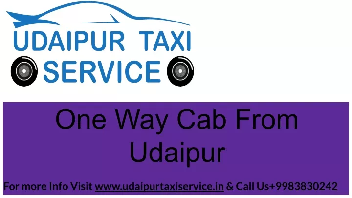 one way cab from udaipur
