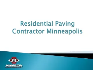 Minnesota Roads & Parking Lots provide the best residential paving contractor in