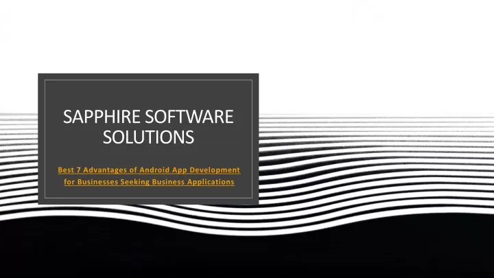 sapphire software solutions