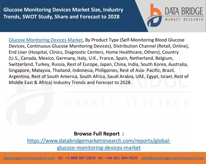 glucose monitoring devices market size industry