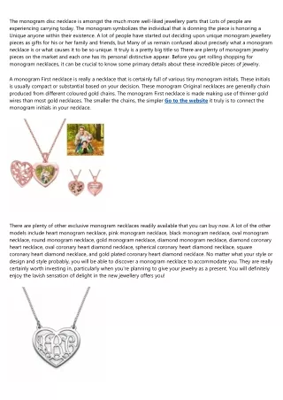 15 Things Your Boss Wishes You Knew About monogram bar necklace
