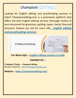 english editing services in india sdfsd