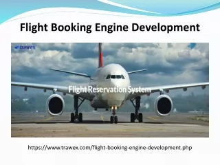 flight booking engine development