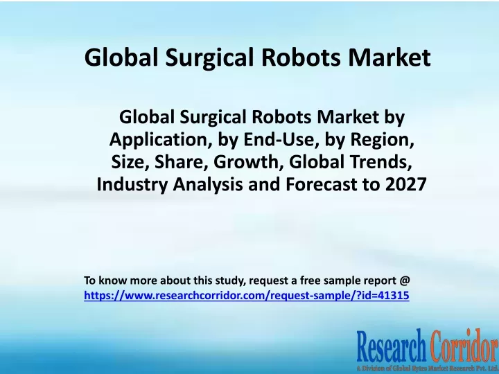 global surgical robots market