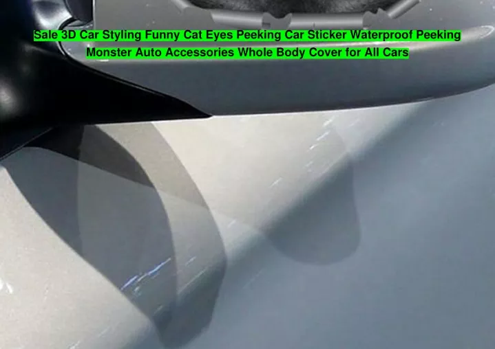 sale 3d car styling funny cat eyes peeking