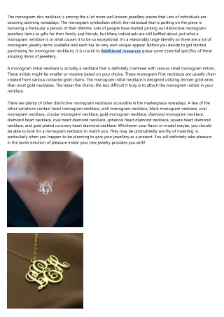 17 Signs You Work With monogram initial necklace