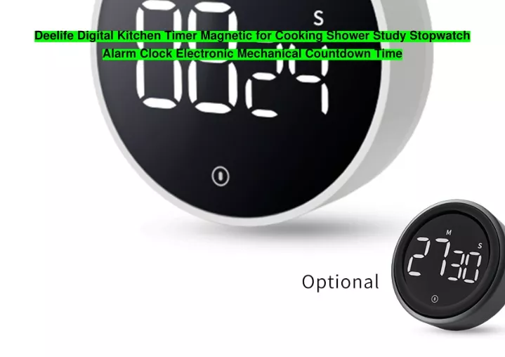 deelife digital kitchen timer magnetic