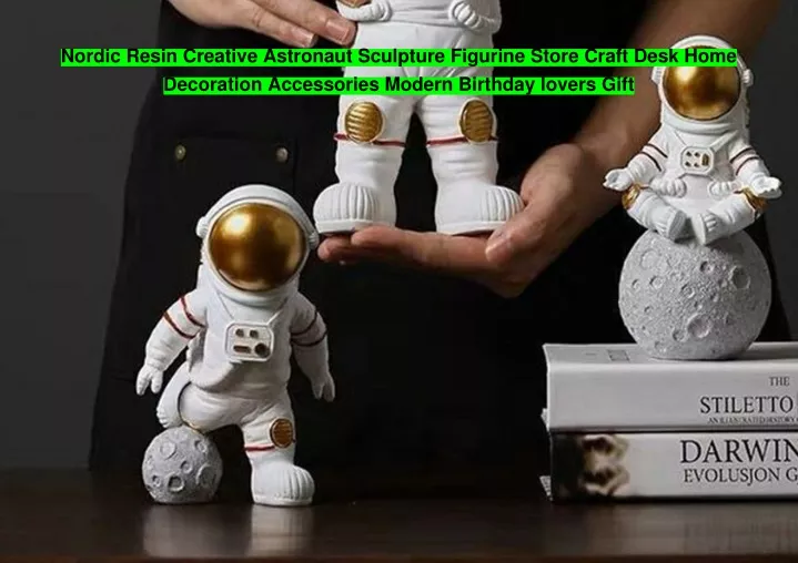 nordic resin creative astronaut sculpture