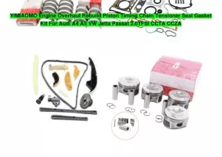 YIMIAOMO Engine Overhaul Rebuild Piston Timing Chain Tensioner Seal Gasket Kit For Audi A4 A5 VW Jetta Passat 2.0TFSI CC