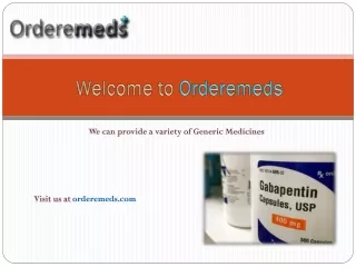 welcome to orderemeds