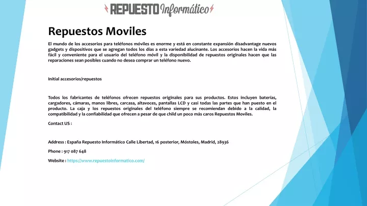 repuestos moviles