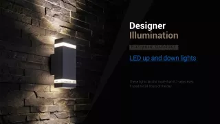 Designer Illumination LED up and down lights