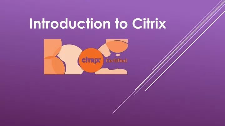 introduction to citrix