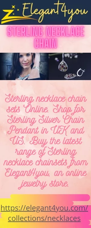 Sterling Necklace Chain