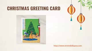 christmas greeting card