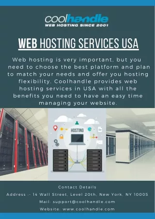 web hosting services usa
