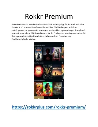 Rokkr Premium