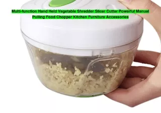 Multi-function Hand Held Vegetable Shredder Slicer Cutter Powerful Manual Pulling Food Chopper Kitchen Furniture Accesso