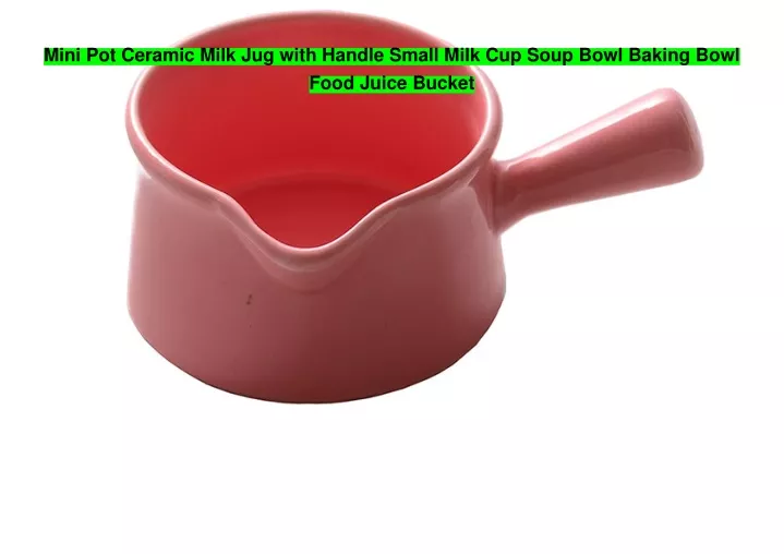 mini pot ceramic milk jug with handle small milk