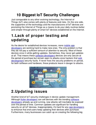 10 biggest iot security challenges just