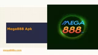 Mega888 Apk