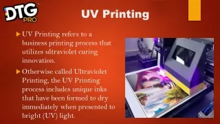 uv printing