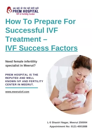 how to prepare for successful ivf treatment